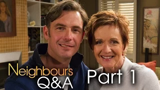 Neighbours Q&A - Benji McNair (Mal Kennedy) & Jackie Woodburne (Susan Kennedy ) - Part 1