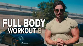 More Jacked on Two Lifts Per Week? | Full Workout (Shoulders, Back, Quads)