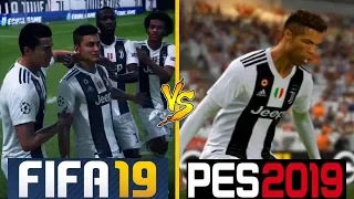 FIFA 19 VS PES 19 | Graphics Comparison