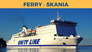 Arrival of ferry SKANIA, Ystad (Unity Line)