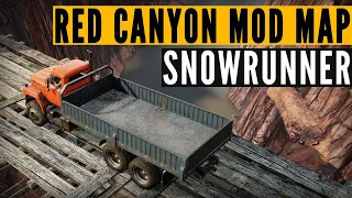 SnowRunner Red Canyon mod map review: HOT & DIRTY?