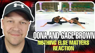 Oona & Gage Brown | NOTHING ELSE MATTERS | ( SKATING TO METALLICA )  NU METAL FAN REACTS |