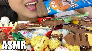 ASMR CHOCOLATE (No Talking) CRUNCHY FROZEN CHOCOLATE SNAPPING SOUNDS | ASMR Phan