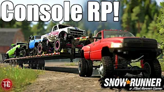 SnowRunner: NEW 2nd Gen Hauls Trucks to the MUD PIT! CONSOLE RP GAMEPLAY! (ATV, Duramax & Mud Truck)