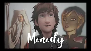 【Monody】 | | HTTYD and STAR WARS | | 200 subscribers special | Ahsoka, Sabine, Astrid, and Hiccup.