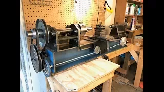 adding automatic power feed to my home made lathe