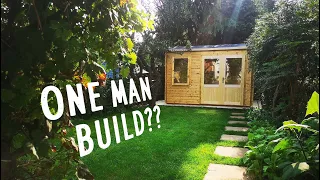 TINY LOG CABIN KIT --  FULL DIY BUILD   (Dunster House) -- how to