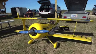 Mamba 70 Biplane from Flex Innovation, powered by a GP 76cc gas engine, First Flights