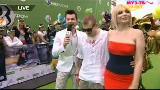 Банд`Эрос на красной дорожке "Премии Муз-ТВ 2012"