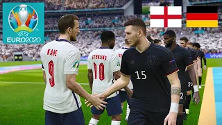 England vs Germany ● UEFA EURO 2020 - Round of 16 | 29 June 2021 Gameplay