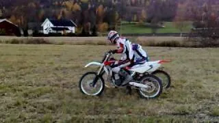 Husqvarna TC450 vs Honda 250.