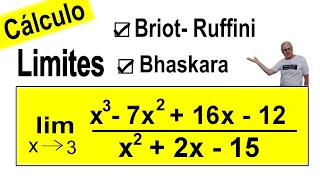 GRINGS ✌️ LIMITES COM USO DO DISPOSITIVO DE BRIOT-RUFFINI ( CÁLCULO ) @OmatematicoGrings