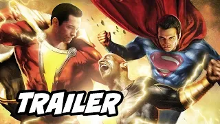 Shazam Trailer - Superman Black Adam Post Credit Scene Theory Breakdown