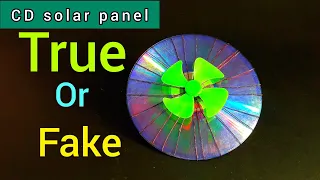 I tern CD/DVD into a solar panel / how to make solar panel at home