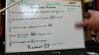 honda/Acura drive cycle procedure