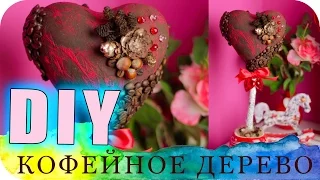 DIY Сделай сам | кофейное дерево | топиарий | diy на день Святого Валентина