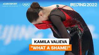 Tearful Kamila Valieva finishes in 4th place | 2022 Winter Olympics