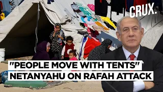 "They can move back" Netanyahu Rejects Concerns On Rafah Op, Biden PR Stunt But No Israel Arms Halt?