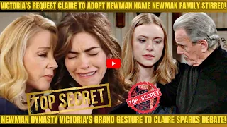 "OMG Victoria's Bold Move: Asks Claire to Adopt Newman Name - Family Drama Unfolds!"