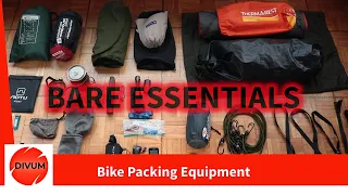 BIKE PACKING | MY BASIC EQUIPMENT for wild camping | Kit list, items | REVIEW