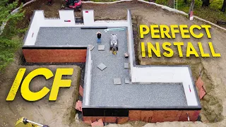 ICF Foundation with Insulating GRAVEL?