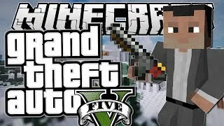 Minecraft | Grand Theft Auto (GTA) | MICHAEL'S MISSION! | Mods Showcase [Funny Moments]