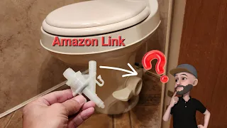 RV toilet valve how to or how not to 🫣