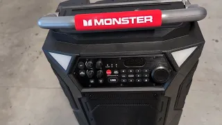 Monster Rockin' Roller 270 Portable Indoor Outdoor Wireless Speaker Review