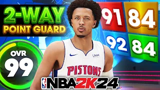 Best Builds on NBA 2K24: How to Make a 6'8 Point Guard Build on 2K24