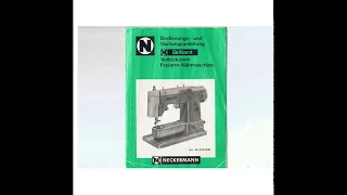 Manual Neckermann Brillant Voll Zickzack  Nähmaschine Sewing machine Швейная машина Instruction