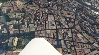 Málaga (Spain) in Microsoft Flight Simulator 2020: Default Scenery