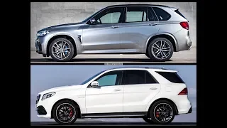 BMW X5M Vs ML63 AMG Street Racing