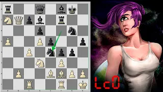 Leela Chess Zero проводит типовую атаку в Староиндийской защите
