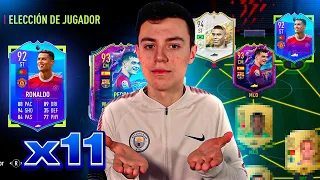 x11 Sobres Randoms DECIDEN mi EQUIPO de FUT CHAMPIONS FIFA 22