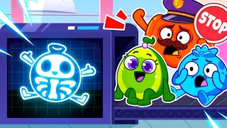 🛑 STOP! 🩻 X-ray in the Airport ✈️ Learn Safety Rules for Kids with Pit & Penny Family 🥑