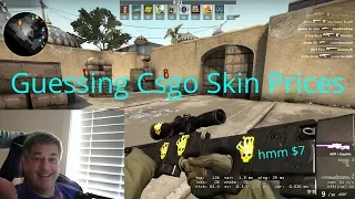 Dad tries to guess CSGO skin prices