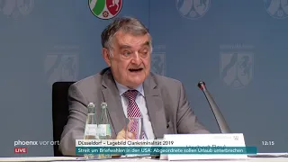 Pressekonferenz zum Lagebild der Clankriminalität 2019 am 17.08.20