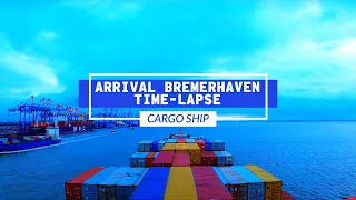 Cargo Ship Docking In Bremerhaven, Germany Time-Lapse | Life At Sea