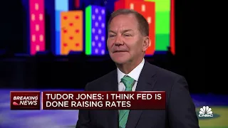 Legendary trader Paul Tudor Jones: 'Really good chance' we'll be on the verge of recession in Q3