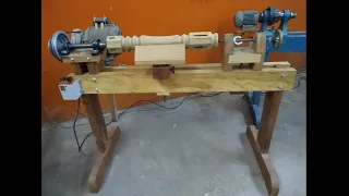 Como fazer um torno caseiro aprenda em 20 minutos! How to make a homemade lathe learn in 20 minutes!