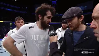 UFC 235: Zabit Magomedsharipov Octagon Interview