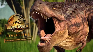 Tarbosaurus vs Therizinosaurus - Jurassic World Evolution 2 [4K]