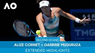 Alizé Cornet v Garbiñe Muguruza Extended Highlights (2R) | Australian Open 2022