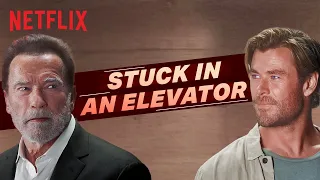 Arnold Schwarzenegger Gives Action Tips To Chris Hemsworth | Netflix India