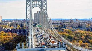 New York City 4K | Driving George Washington Bridge (World's Busiest Bridge)