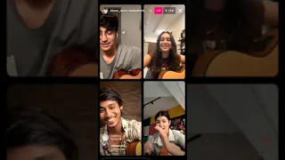 Bharat music ,ananya sharma and anujrehan music,gini live on Instagram ✨