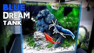Aquascape Tutorial: BLUE DREAM SHRIMP Nano Cube (How To: Planted Aquarium Step By Step Setup)