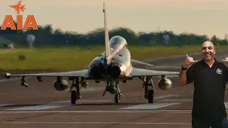 Get Ready for the Thrill! Watch a Typhoon Take Off in Full Afterburners!