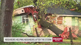 'Everything you worked for was gone' | Neighbors in Portage helping each other after tornadoes