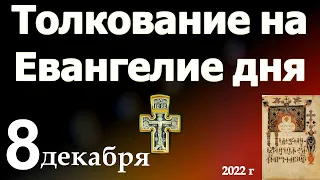 Толкование на Евангелие дня  8 декабря  2022 года